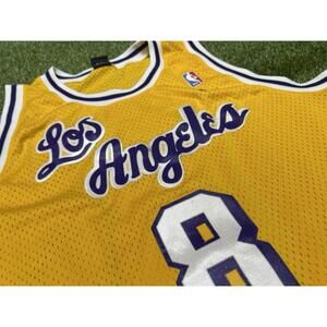 Kobe Bryant #8 Los Angeles Lakers Yellow Nike Xl 509 NBA Basketball